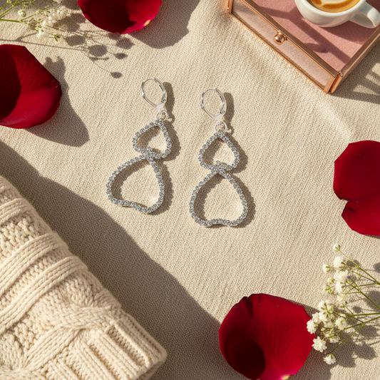 The Everyday Drop: Sleek Teardrop Dangler Studs