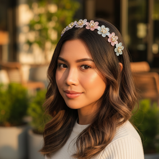 Pastel Flower Headband