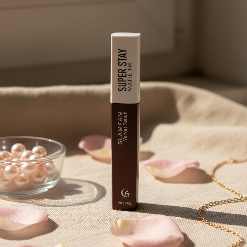 GLAMFAM Super Stay Matte Ink – Velvet Touch Liquid Lipstick (5ml)