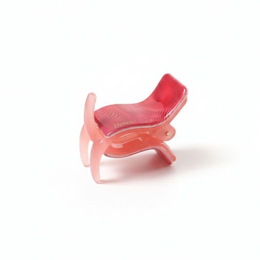 Acrylic Wavy Design Hair Catch Clip