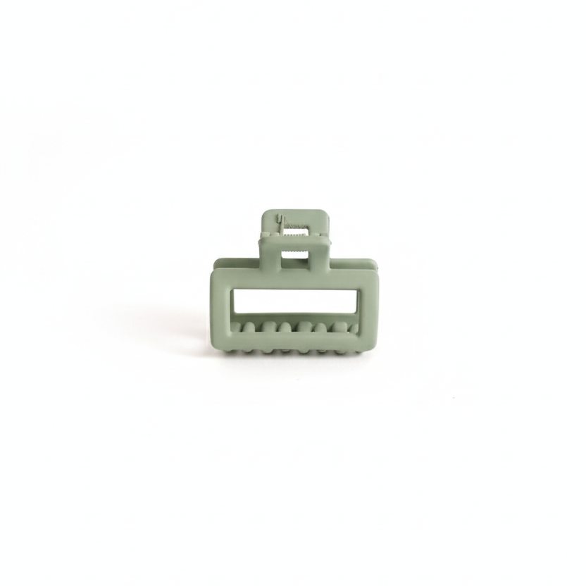 Minimalist Mini Claw Clip in Soft Green