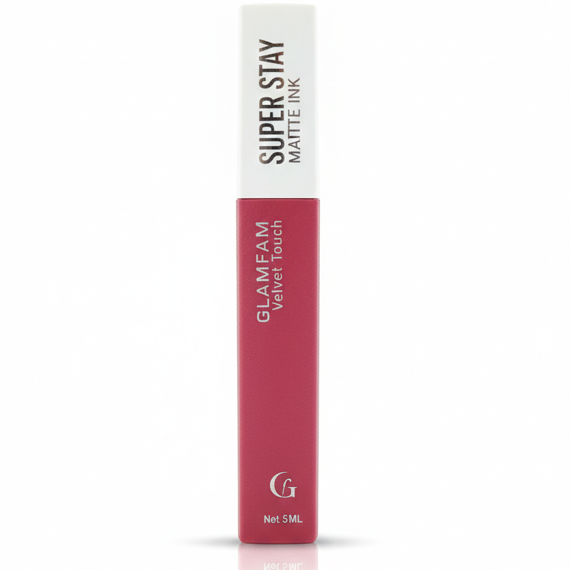 GLAMFAM Velvet Touch - SUPER STAY MATTE INK" in this lovely rose/pink shade