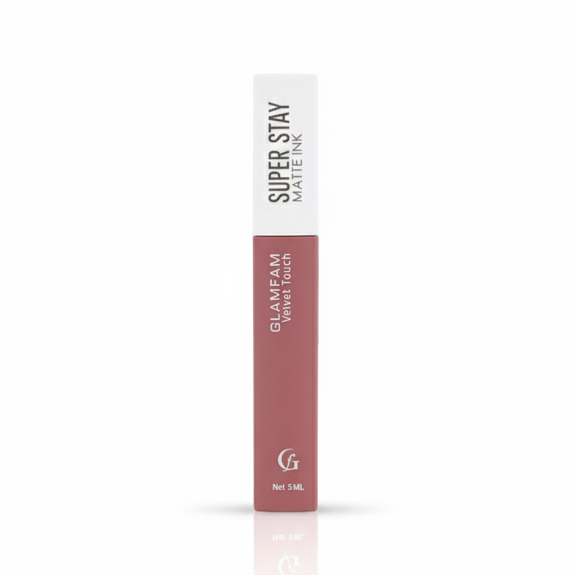 GLAMFAM Velvet Touch - SUPER STAY MATTE INK" in this beautiful muted rose/mauve shade