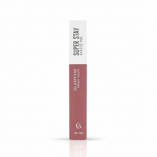 GLAMFAM Velvet Touch - SUPER STAY MATTE INK" in this beautiful muted rose/mauve shade