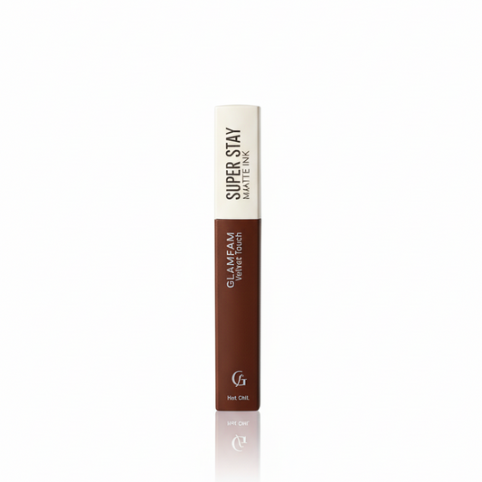 GLAMFAM Velvet Touch - SUPER STAY MATTE INK" in this deep chocolate/espresso brown shade