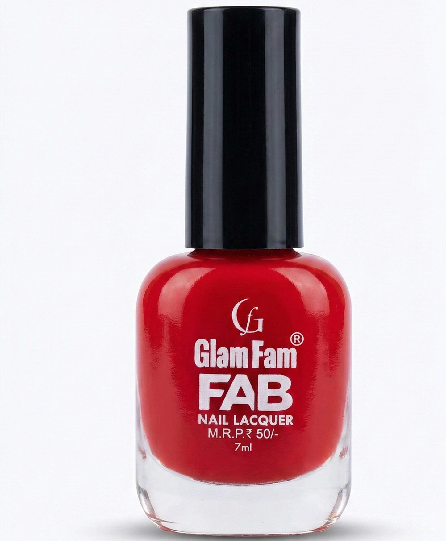Glam Fam FAB Nail Lacquer – Classic Red (7ml)