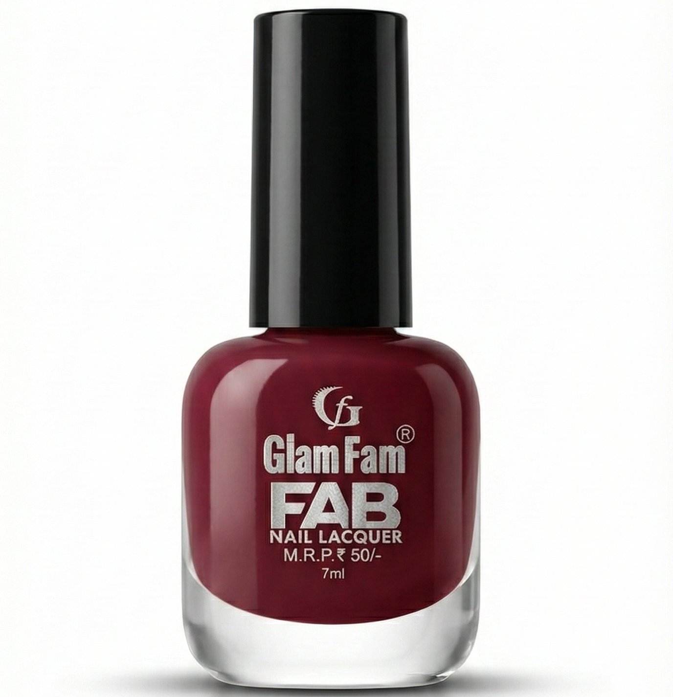 Glam Fam FAB Nail Lacquer – Vintage Burgundy (7ml)